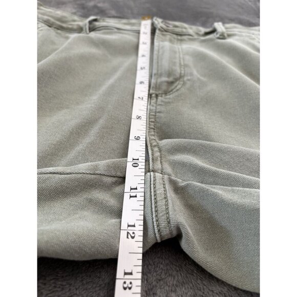 PAIGE Women's Jolie Twill Cargo Pants 29 in Vintage Ivy Green High-Rise Ankle - Picture 8 of 9